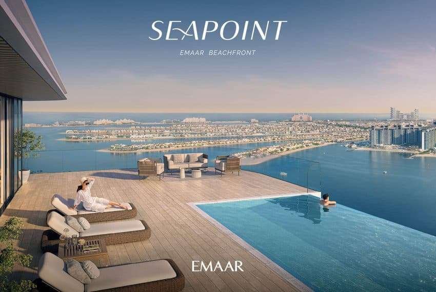 Infinity Pool der Immobilie zum Kauf in Dubai Emaar Beachfront