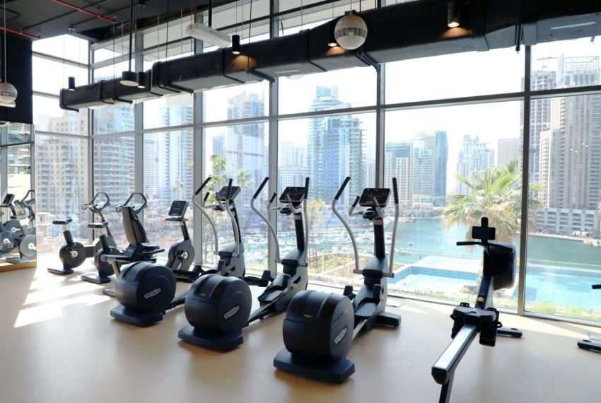 Fitnessbereich in der Immobilie Marina Gate Dubai Marina zum Kauf