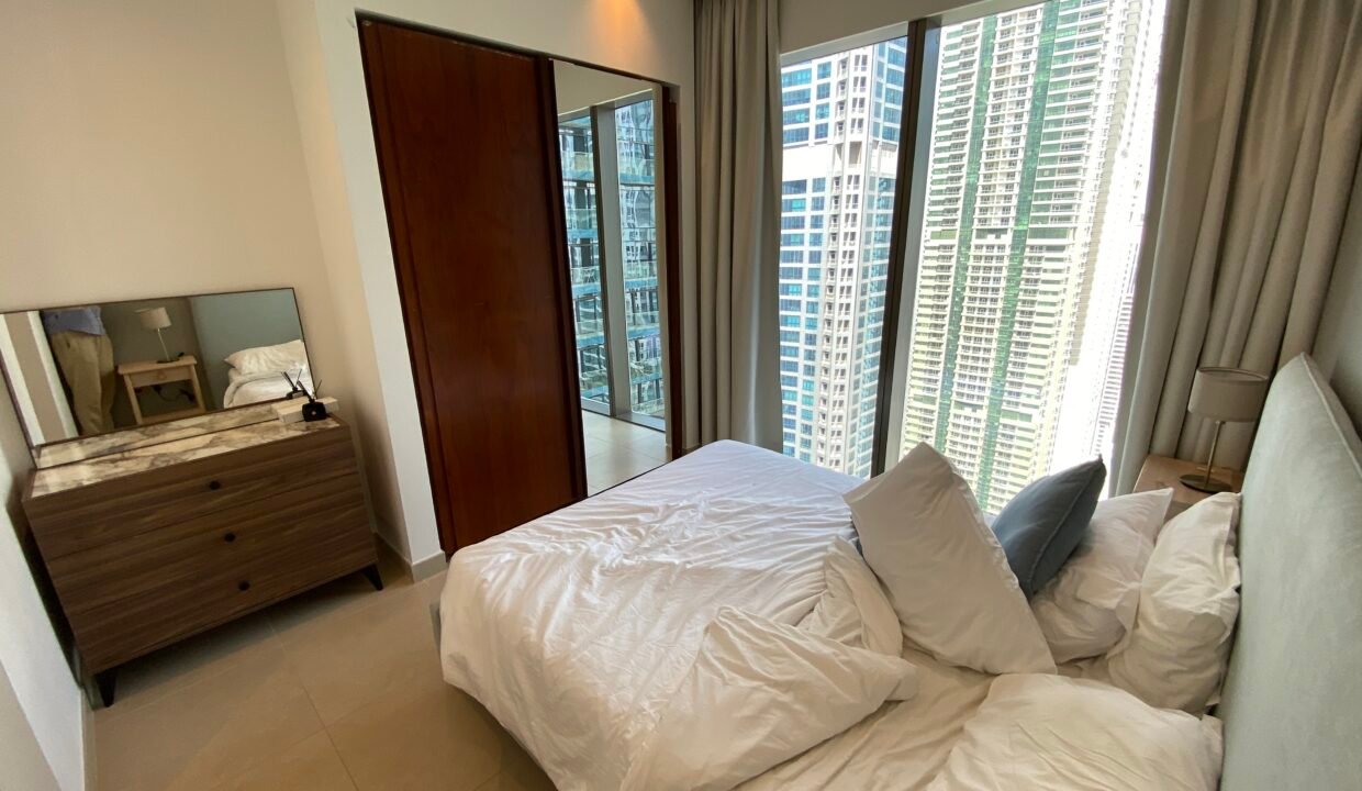 Schlafzimmer des Apartments zum Kauf in Dubai Marina