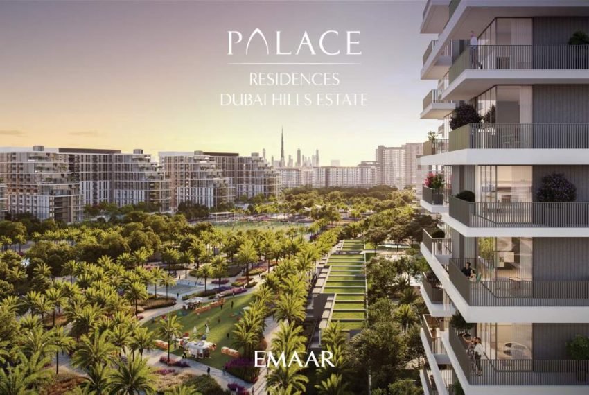 Immobilienkauf Dubai Hills Estate Palace Residences Emaar Projekt mit Parkblick