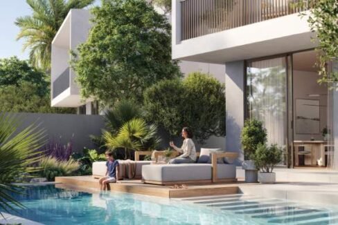 Pool eines Hauses zum Kauf in Dubai The Valley