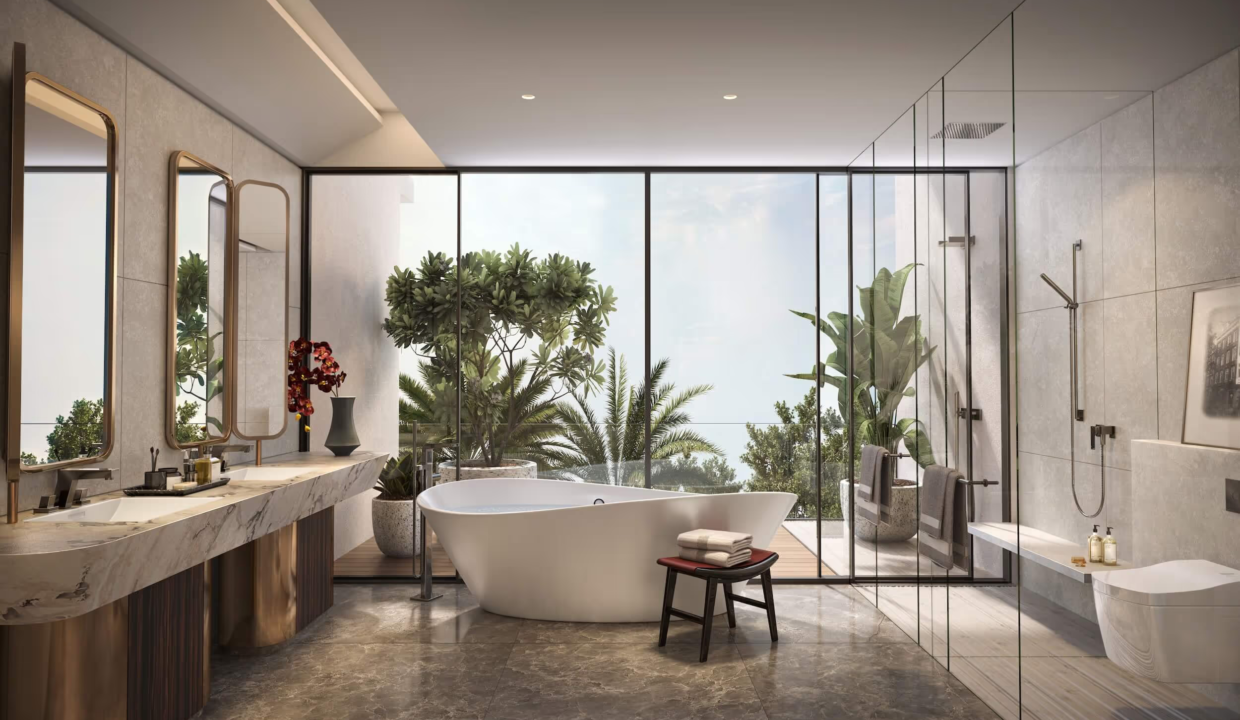 Badezimmer in der Villa in Palm Jebel Ali