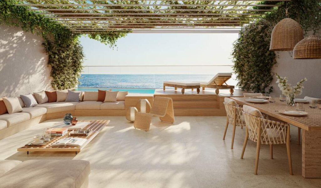 Terrasse mit Meerblick
