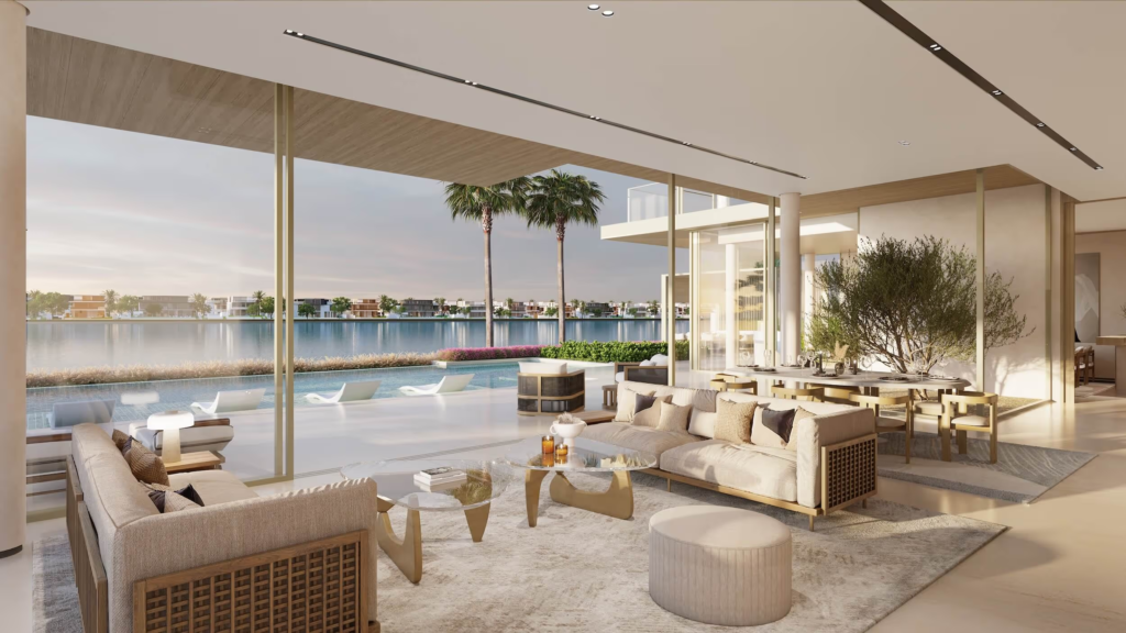 Ansicht Wohnbereich der Villa auf der Palm Jebel Ali