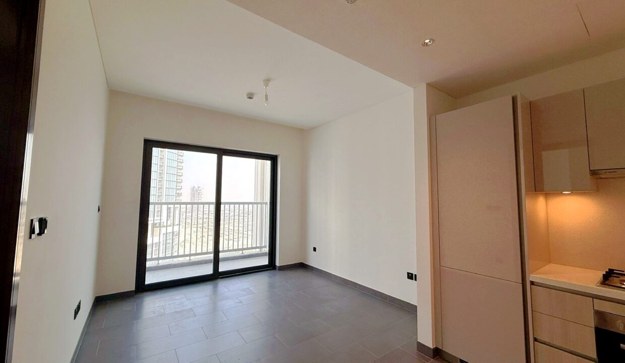 Wohnbereich und Küche des Apartments